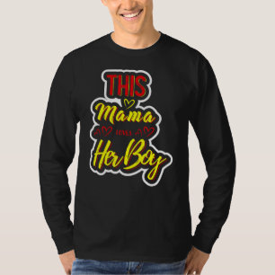 Camiseta Mamãe Cita Essa Mamãe Ama Seu Design Legal Mãe