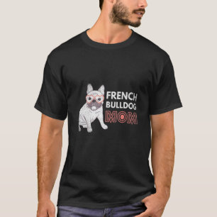 Camiseta Mamãe Cute Pet Pai Cachorro Francês Buldogue