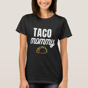 Camiseta Mamãe Cute Taco Para Cinco De Mayo Fiestas Com Tac