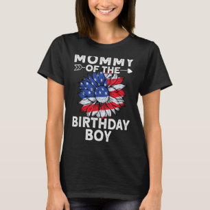 Camiseta Mamãe Da Celebração Do Amor Da Família Birthday Bo