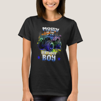 Camiseta Mamãe Da Corrida De Monstros De Aniversário