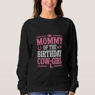 Camiseta Mamãe Da Cowgirl De Aniversário