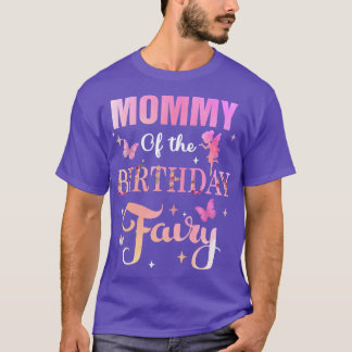 Camiseta Mamãe Da Fada Princesa De Aniversário De