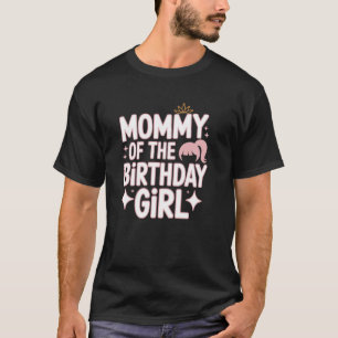 Camiseta Mamãe Da Família Da Menina Do Aniversário Boneca A