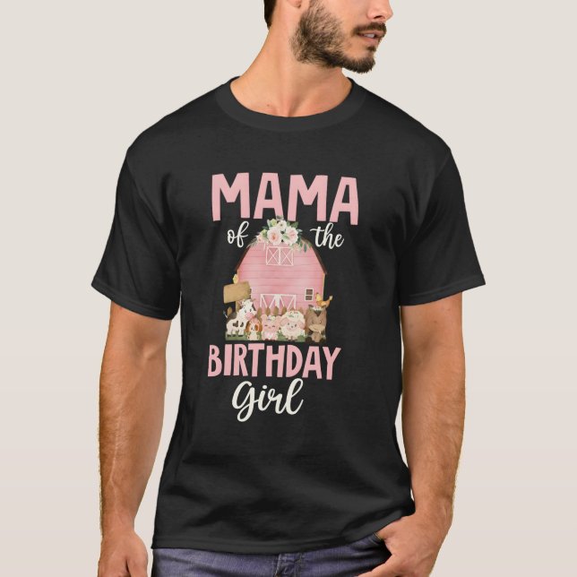 Camiseta Mamãe Da Fazenda K Animal 1Rua (Frente)
