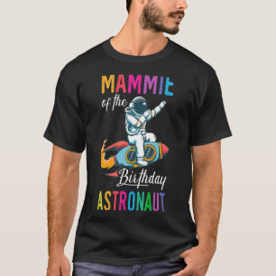 Camiseta Mamãe Da Festa De Astronauta Do Astronauta De Aniv