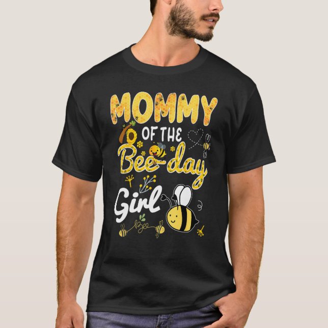 Camiseta Mamãe Da Filha De Abelhas 1rua De Abelhas (Frente)