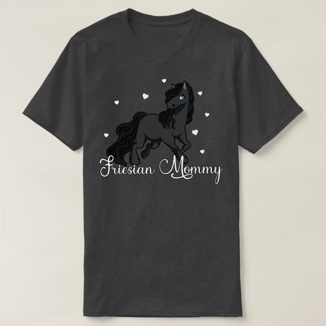 Camiseta Mamãe da Frísia com trevo (Frente do Design)