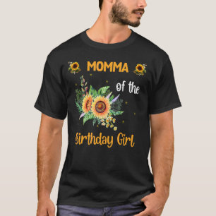Camiseta Mamãe Da Garota De Aniversário, Dia de as mães De 