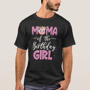 Camiseta Mamãe Da Garota De Aniversário Fazendo Barnyard Bi
