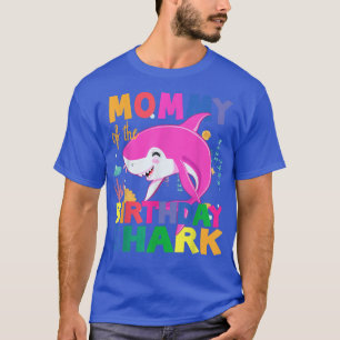 Camiseta Mamãe Da Mamãe De Aniversário Do Filho Tubarão