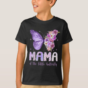 Camiseta Mamãe da Menina Borboletinha no 1º Aniversário