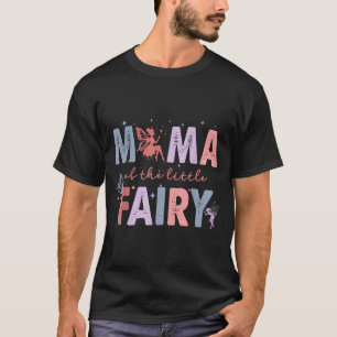 Camiseta Mamãe da pequena fada da menina de primeiro aniver