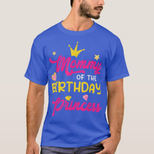 Camiseta Mamãe Da Princesa De Aniversário Mãe Mãe Mãe Mãe M