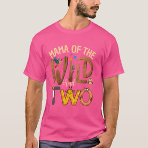 Camiseta Mamãe da Selva e Dois Zoo Safari