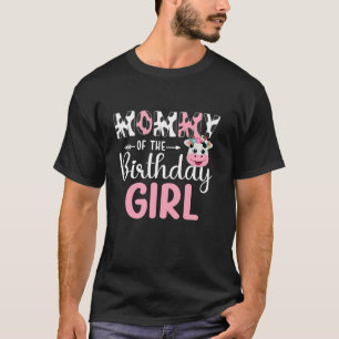 Camiseta Mamãe De Aniversário Da Fazenda De Aniversário Da
