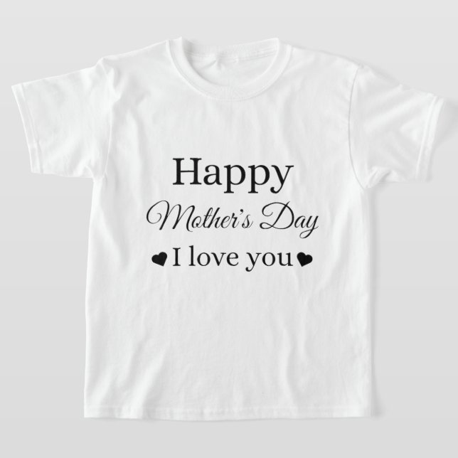 Camiseta Mamãe de dia de as mães de dia de as mães feliz mã (Postura )
