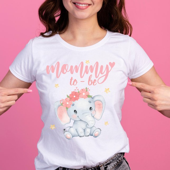 Camiseta Mamãe de elefante giro para ser mãe (Criador carregado)