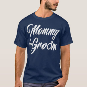 Camiseta Mamãe De Festa de casamento Engraçada Corresponden