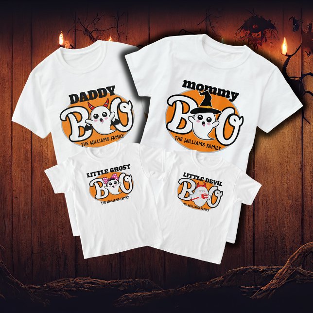 Camiseta Mamãe de Halloween Matando a Família do Diabo (Criador carregado)