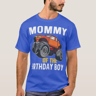 Camiseta Mamãe de mulheres do Aniversário Monster Truck Bir