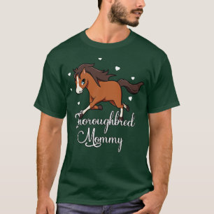 Camiseta Mamãe de raça pura do cavalo