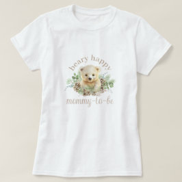 Camiseta Mamãe De Ser Mãe Chá de fraldas Gravidez