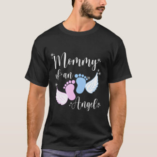 Camiseta Mamãe De Um Anjo Conscientização De Abortamento In