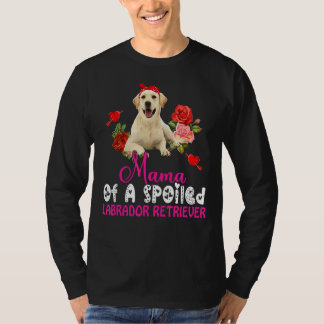 Camiseta Mamãe De Um Arco De Cachorro Gelado De Retriever