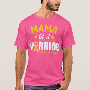 Camiseta Mamãe De Uma Consciência Do Cancer De Herói Do Gue