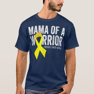 Camiseta Mamãe de uma Oncologia de Friso Cancer de Guerra