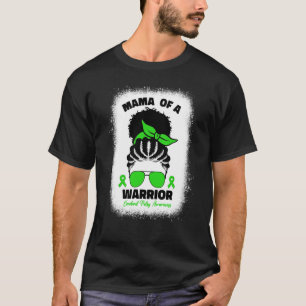 Camiseta Mamãe De Uma Paralisia Cerebral Guerreira Para Mul