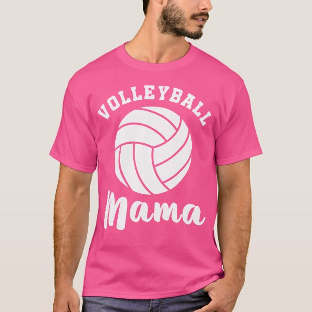 Camiseta Mamãe de Voleibol Matando Chá de Voleibol Familiar (Frente)