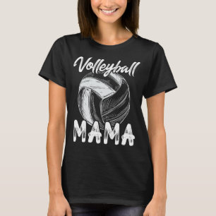 Camiseta Mamãe De Voleibol Para Jogadoras De Combate À Famí