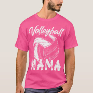 Camiseta Mamãe De Voleibol Para Jogadoras De Combate À Famí