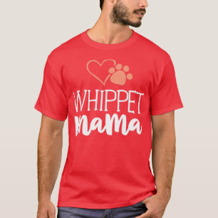 Camiseta Mamãe De Whippet Shirt Dog Dono De Presentes Para