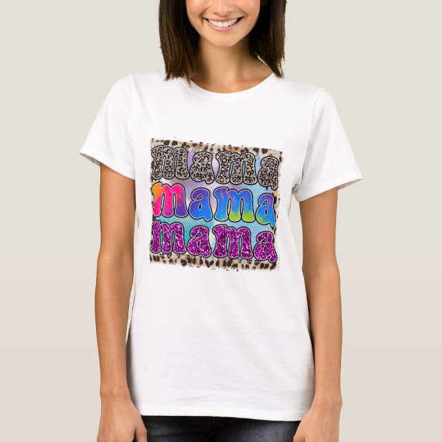 Camiseta Mamãe - Dia das Mães (Frente)