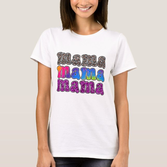 Camiseta Mamãe - Dia das Mães (Frente)