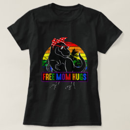 Camiseta Mamãe Dinossauro Livre Mamãe Abraços