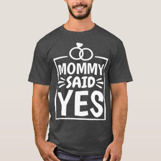 Camiseta Mamãe Disse Sim Bote Proposta