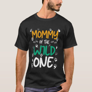 Camiseta Mamãe do Animal do Jardim Zoológico Safari Selvage