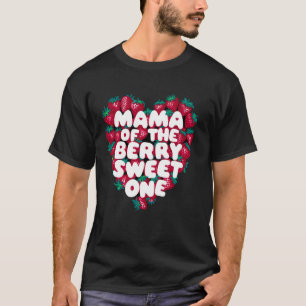 Camiseta Mamãe Do Aniversariante Berry Sweet Mamãe Morango