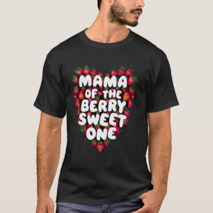 Camiseta Mamãe Do Aniversariante Berry Sweet Mamãe Morango