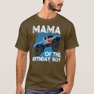 Camiseta Mamãe Do Aniversário Do Monstro Do Aniversário Pa