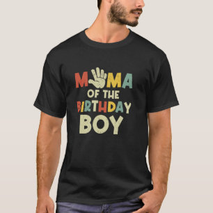 Camiseta Mamãe Do Aniversário Oi, 5 Anos De Idade, Bday F