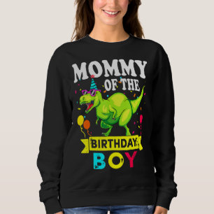 Camiseta Mamãe Do Aniversário Rex Rawr Dinosaur Birthd