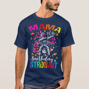 Camiseta Mamãe Do Astronauta Astronauta Kid Do Tema Espacia