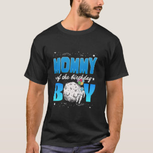 Camiseta Mamãe Do Astronauta Birthday Boy Space P