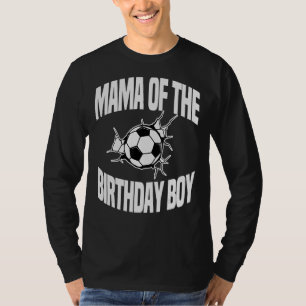 Camiseta Mamãe Do Baile De Futebol Do Aniversário