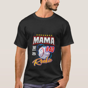 Camiseta Mamãe Do Basquete De aniversário de 40 anos, Penso
